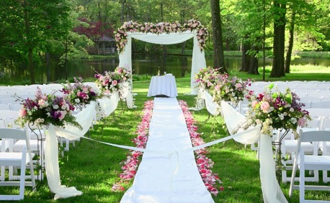 بخش های مختلف آماده سازی باغ عروسی